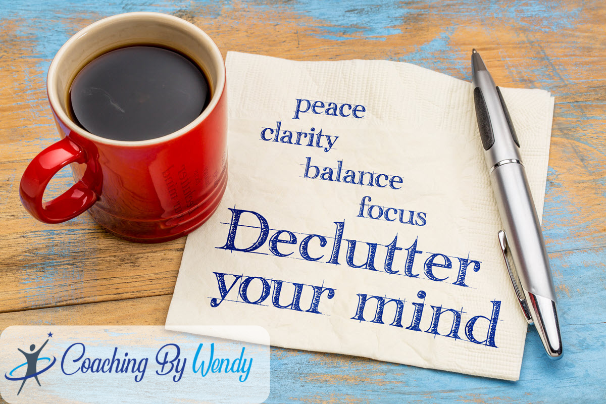 declutter your mind message